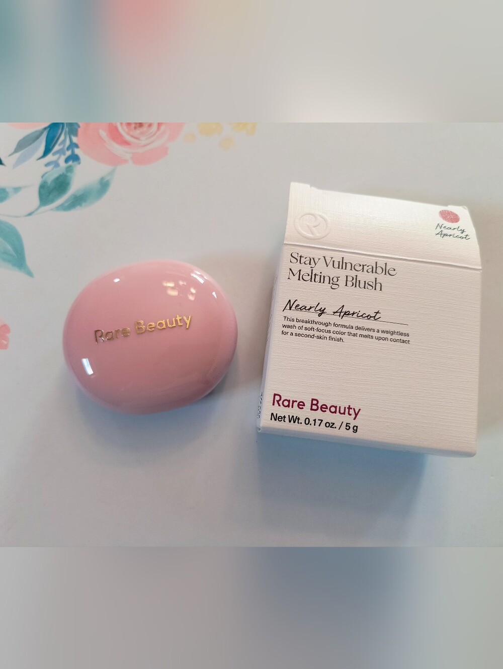 Rare Beauty By Selena Gomez Stay Vulnerable Melting Blush — Nearly Apricot